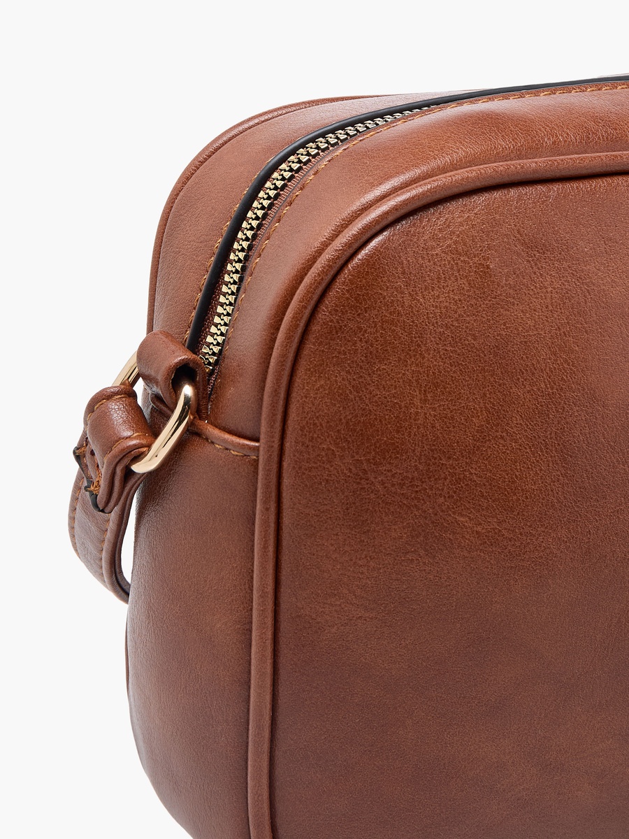 Animal Textured Crossbody Bag with Adjustable Strap