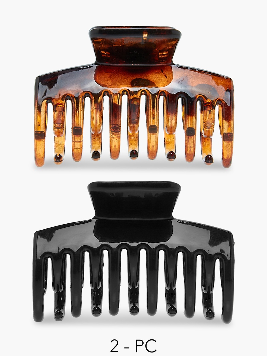 Pack of 2 Rectangular Hair Clamp