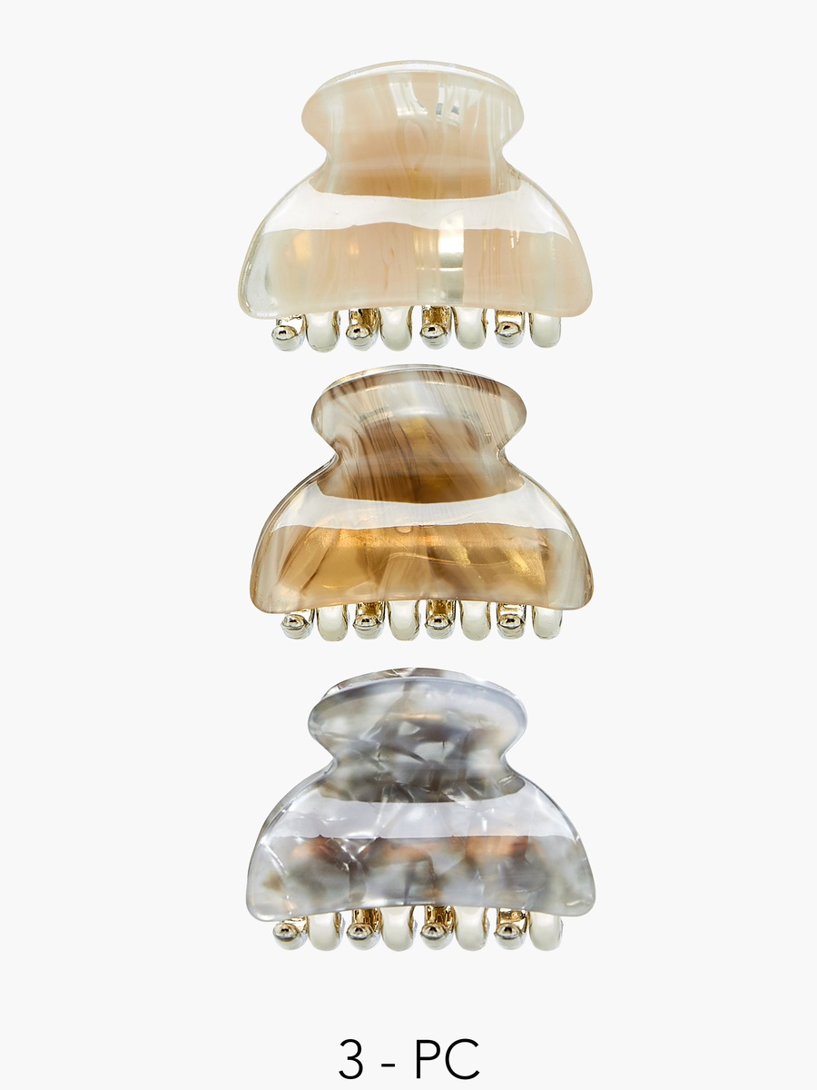 Pack of 3 Hair Clamp