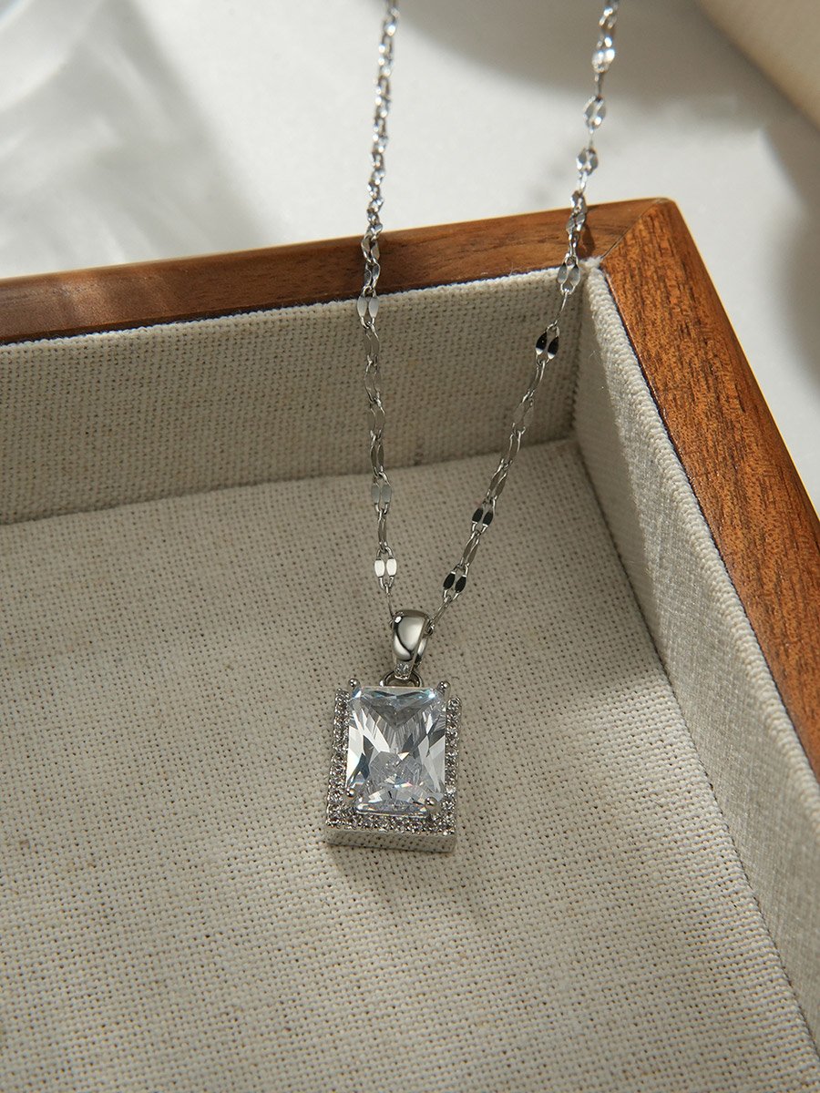 Square Pendant Necklace