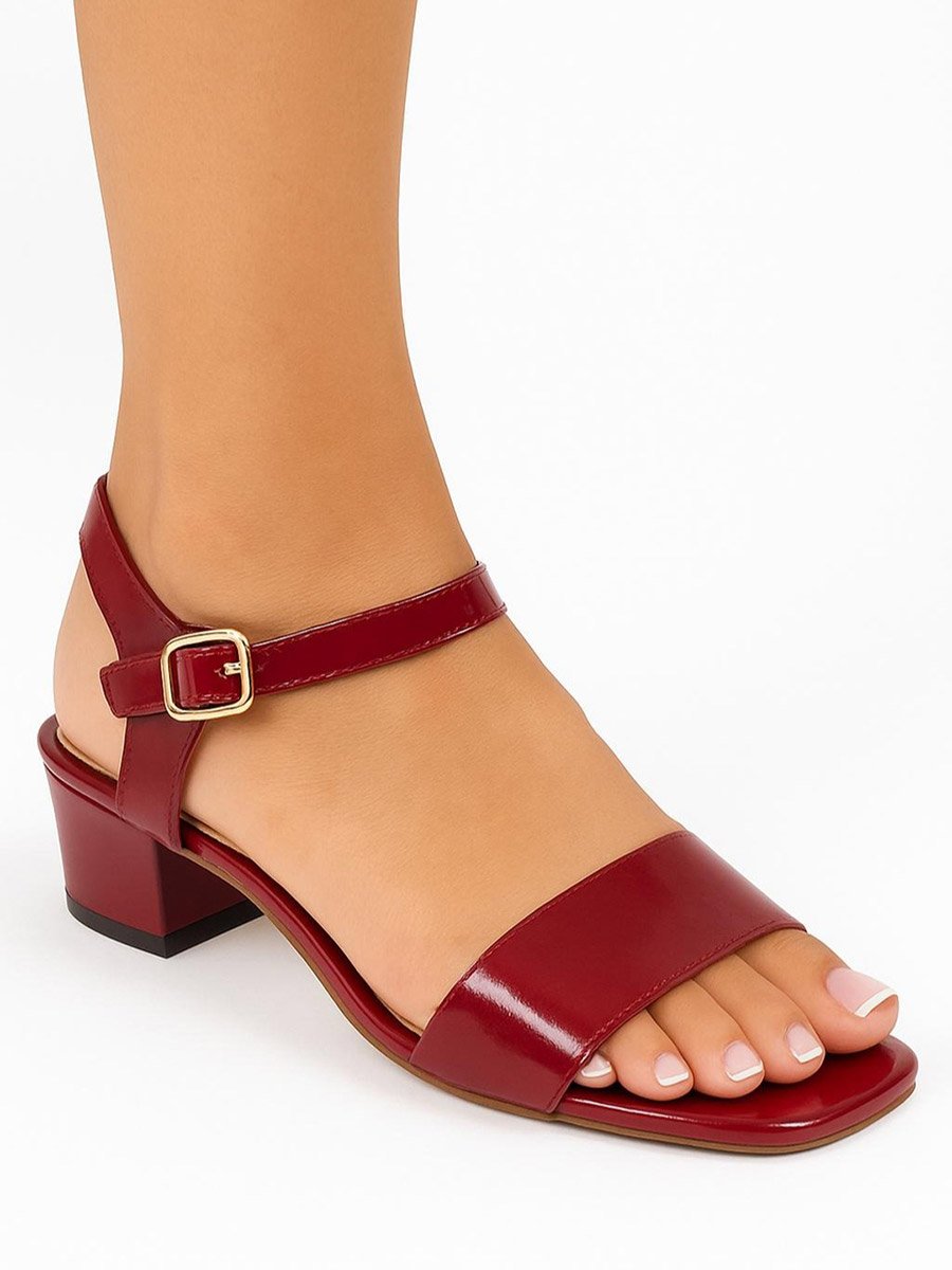 Stella Single Band Block Heel Sandals
