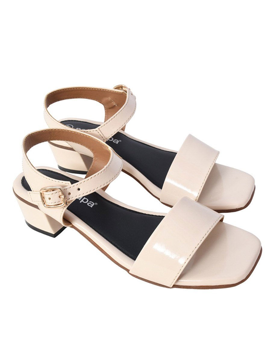 Stella Single Band Block Heel Sandals