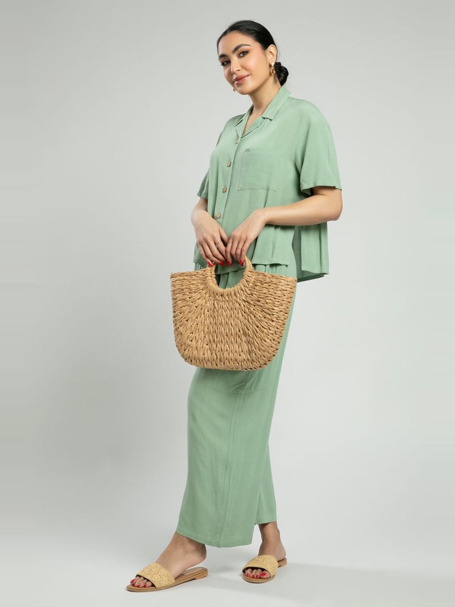 Wide Leg Pants with Cargo Pockets