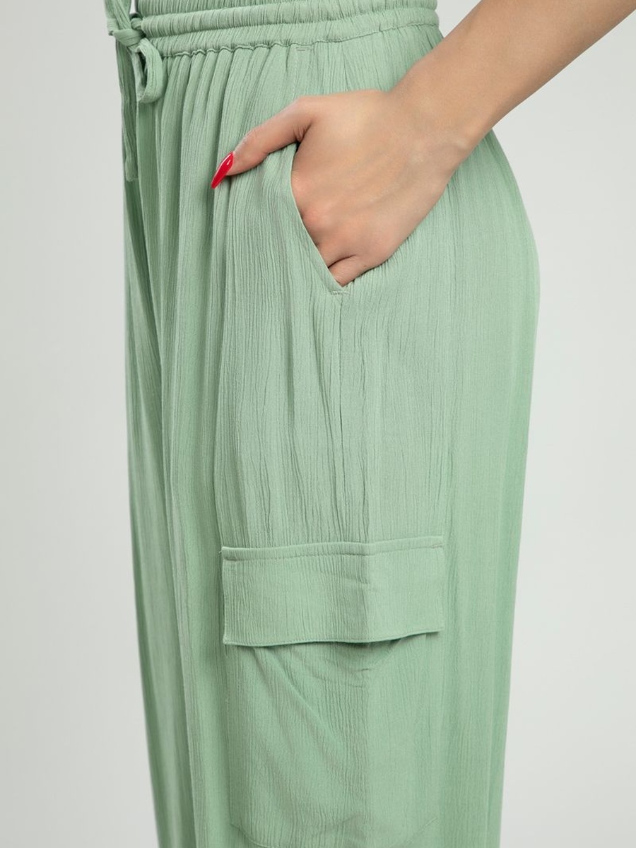 Wide Leg Pants with Cargo Pockets