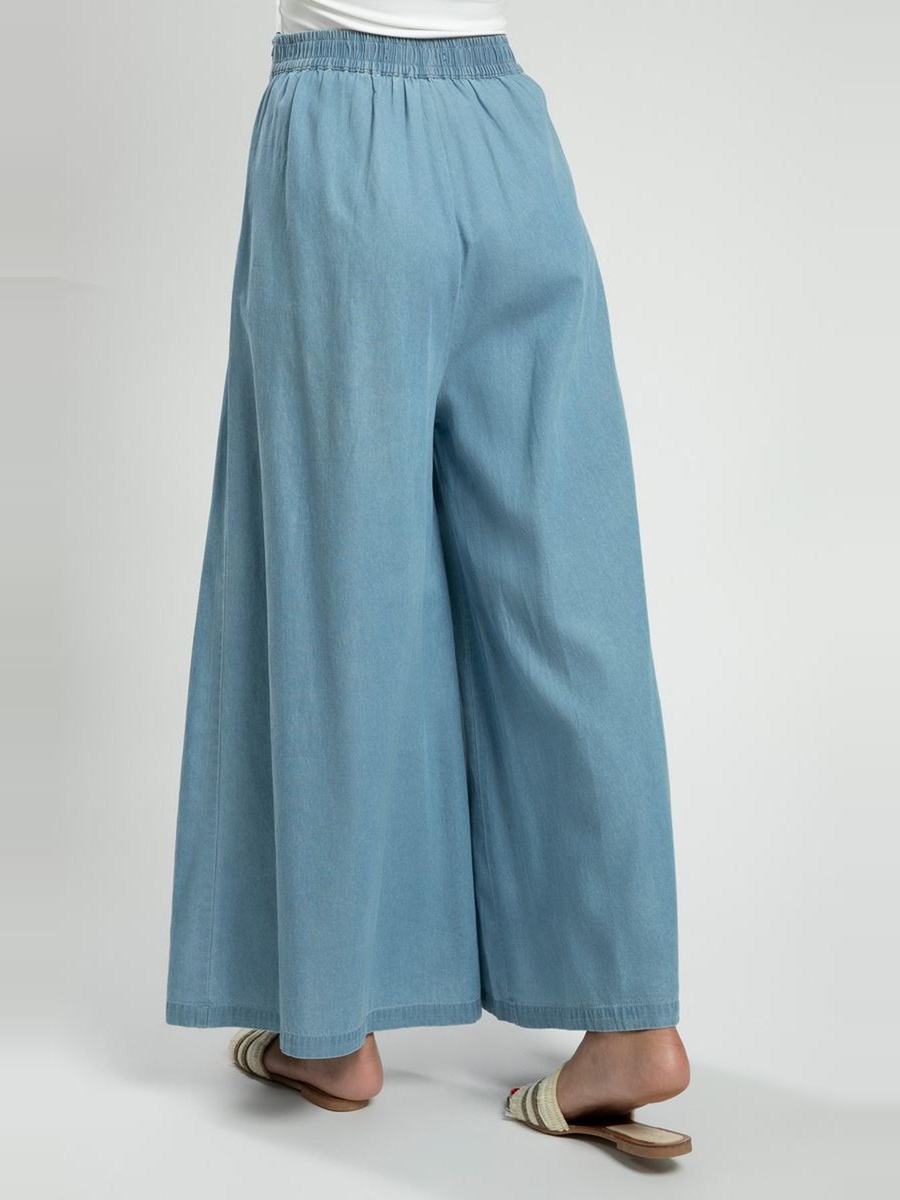 Wide Leg Trousers with Pleats