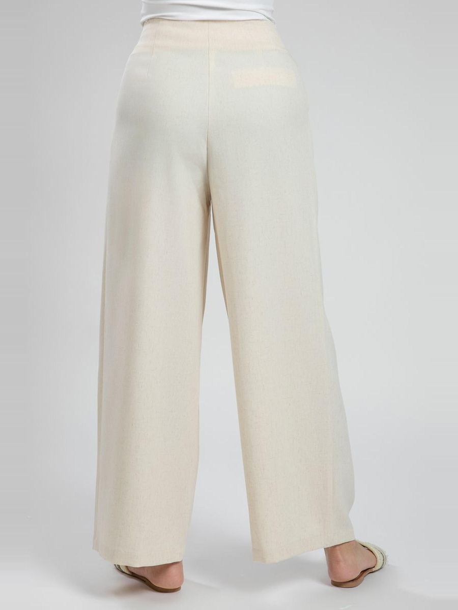 Wide Leg High Waist Linen Pants