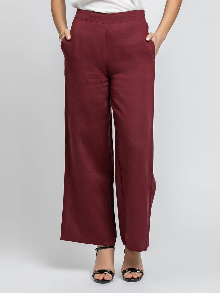 Wide Leg Pants with Side Pockets