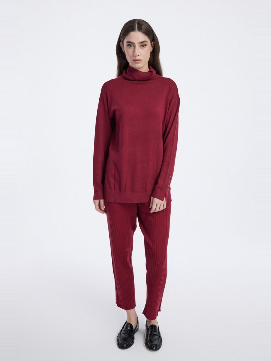 Knit Ribbed Pants
