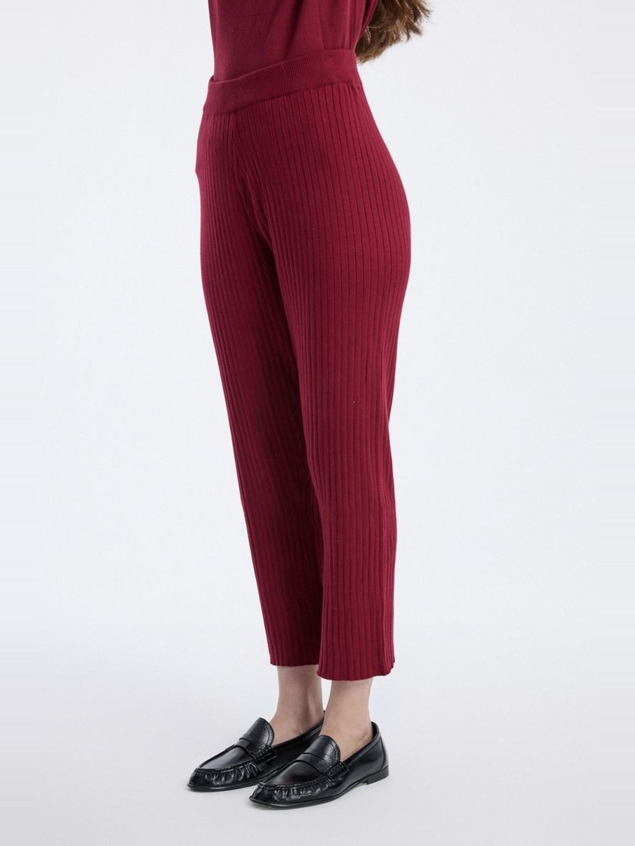 Knit Ribbed Pants