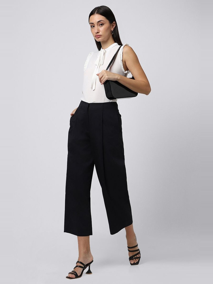 Cropped Flowy Pants