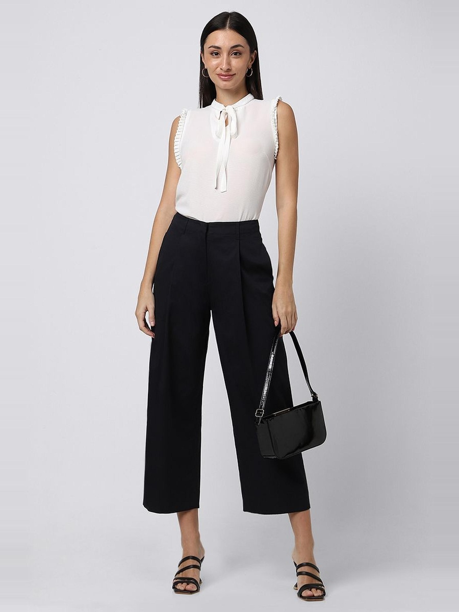 Cropped Flowy Pants
