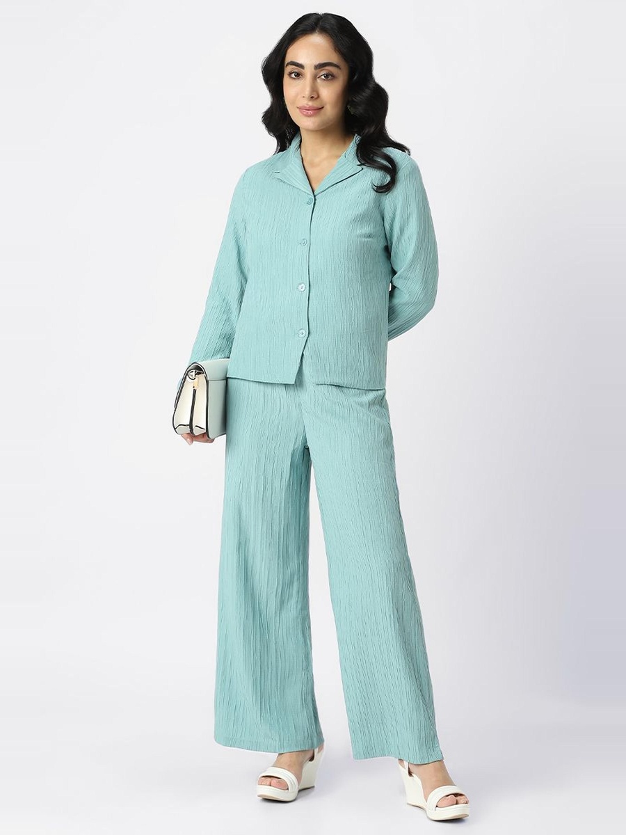 Textured Flowy Pants