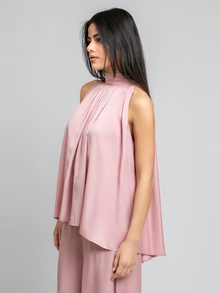 Sleeveless Top with Back Bow