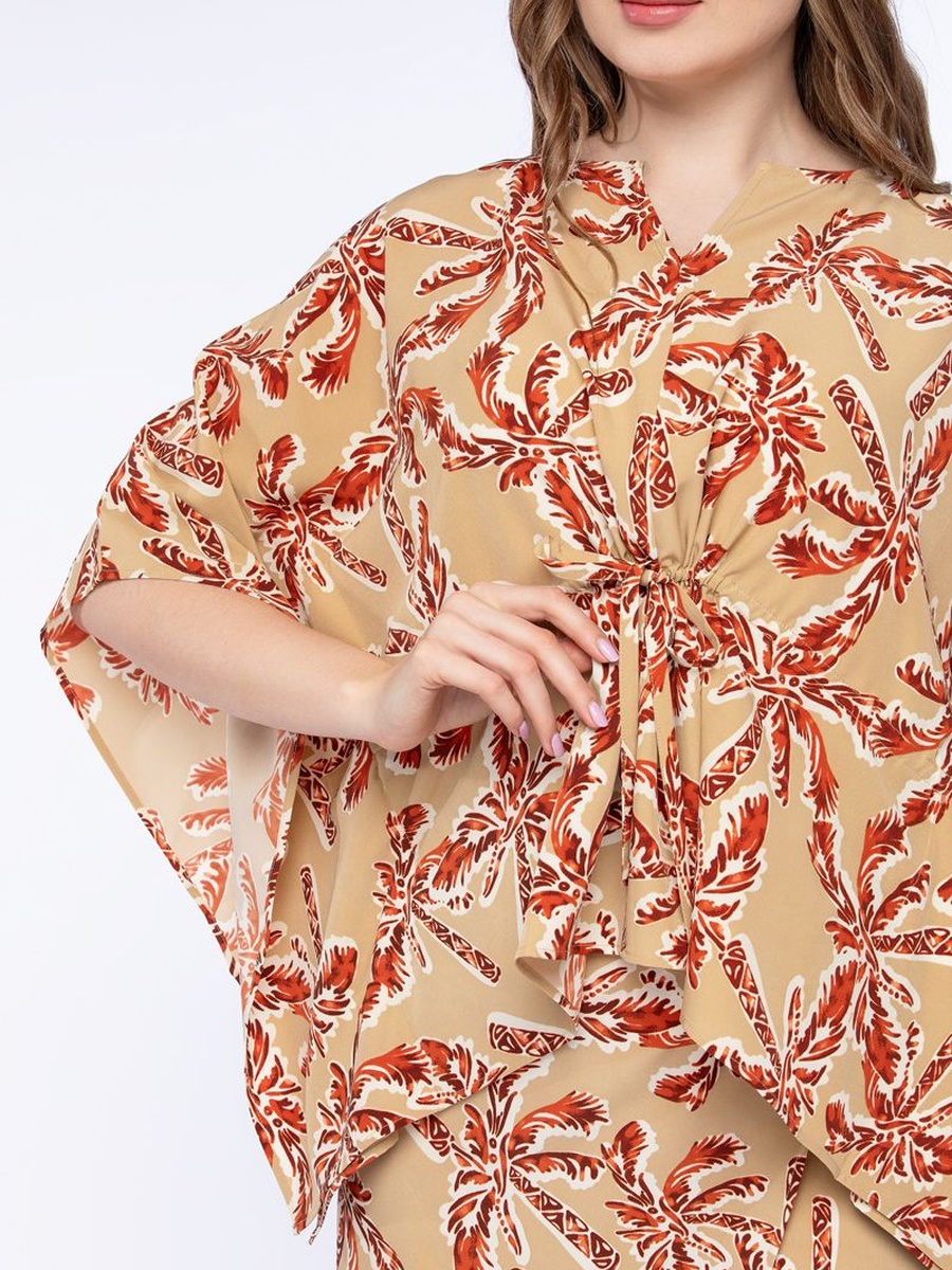 Printed Flowy Top
