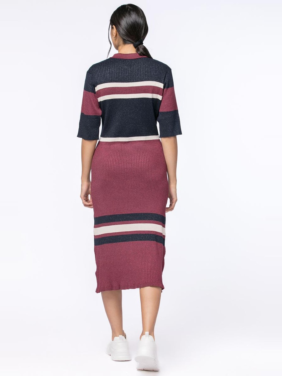 Colored Knitted Dress