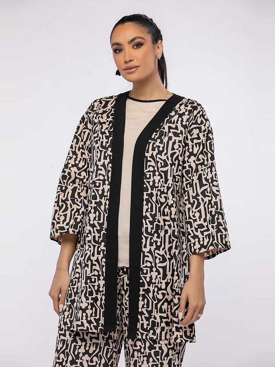 Printed Kimono