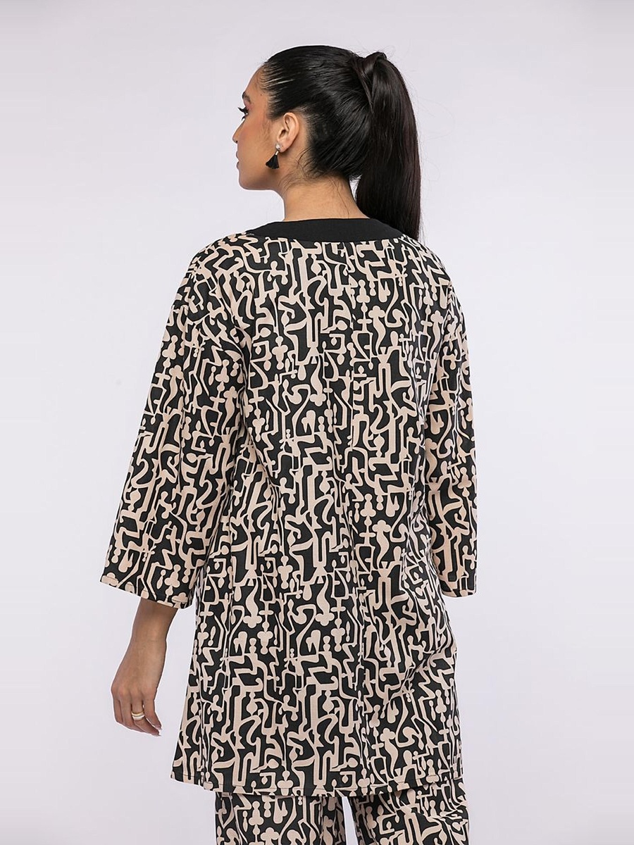 Printed Kimono