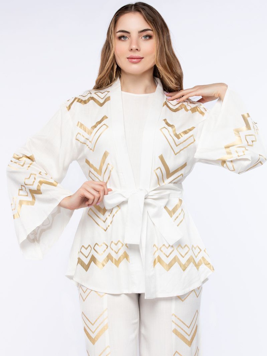 Printed Kimono