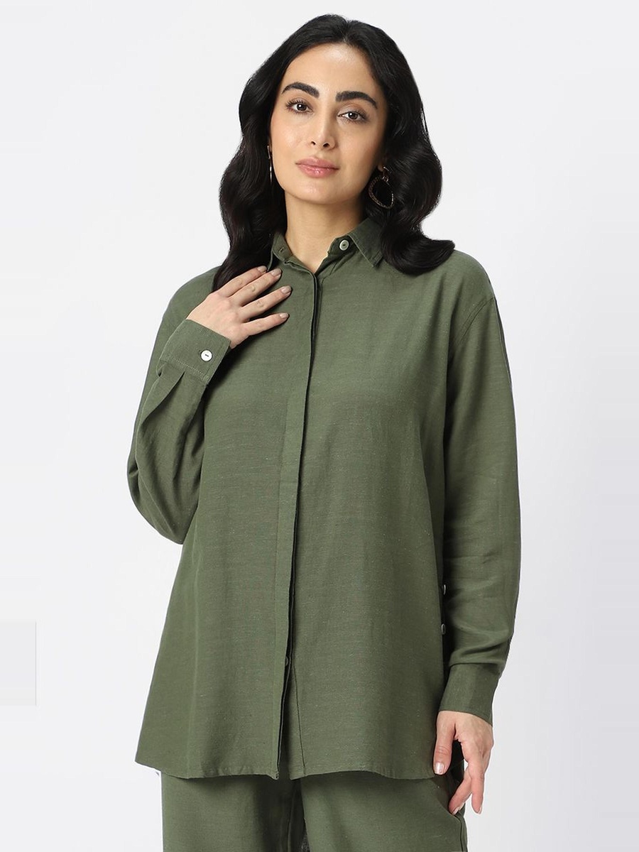 Shirt with Side Buttons