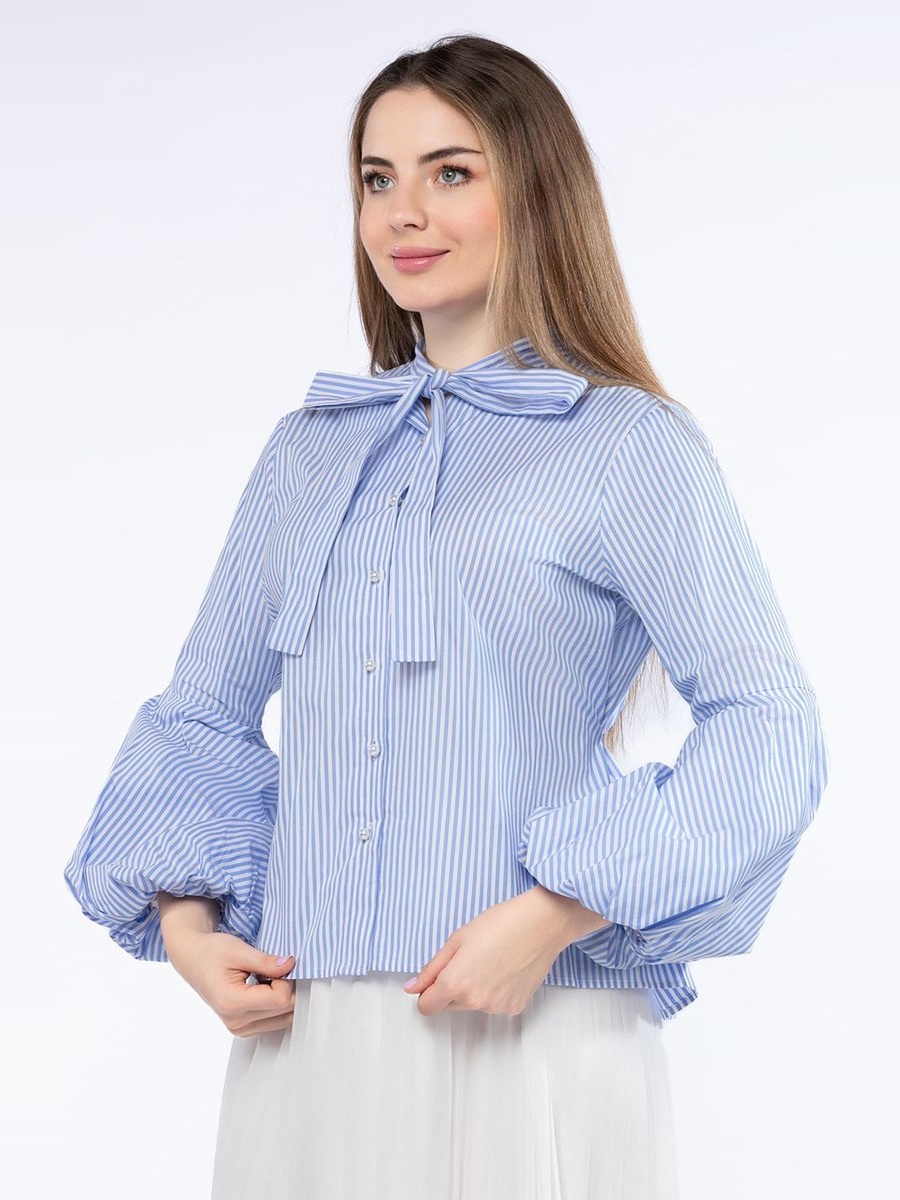 Shirt with Puffed Sleeves