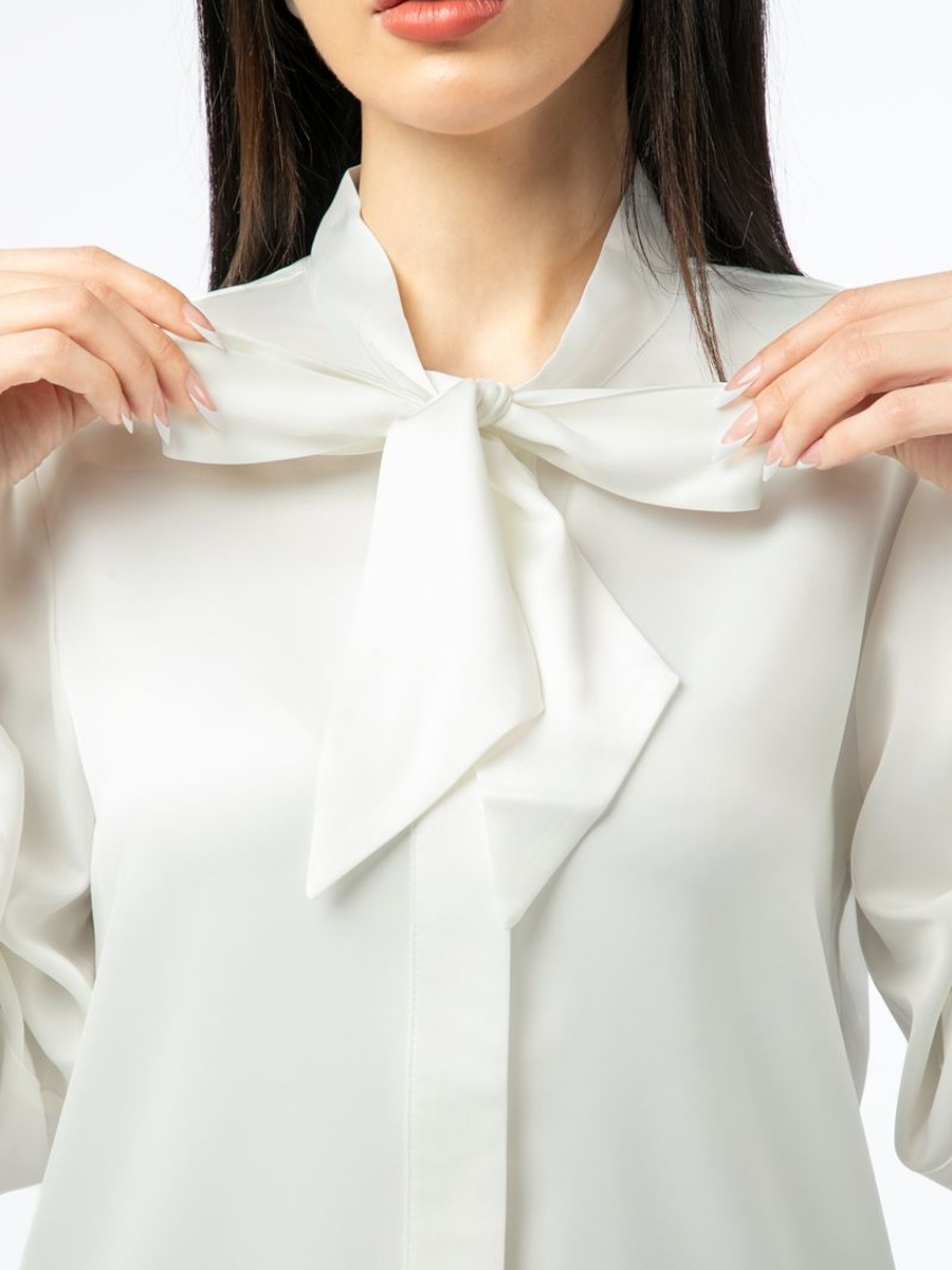 Solid Colored Satin Shirt with Straps