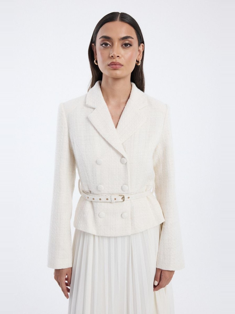 Pleated Midi Dress with Belted Waist