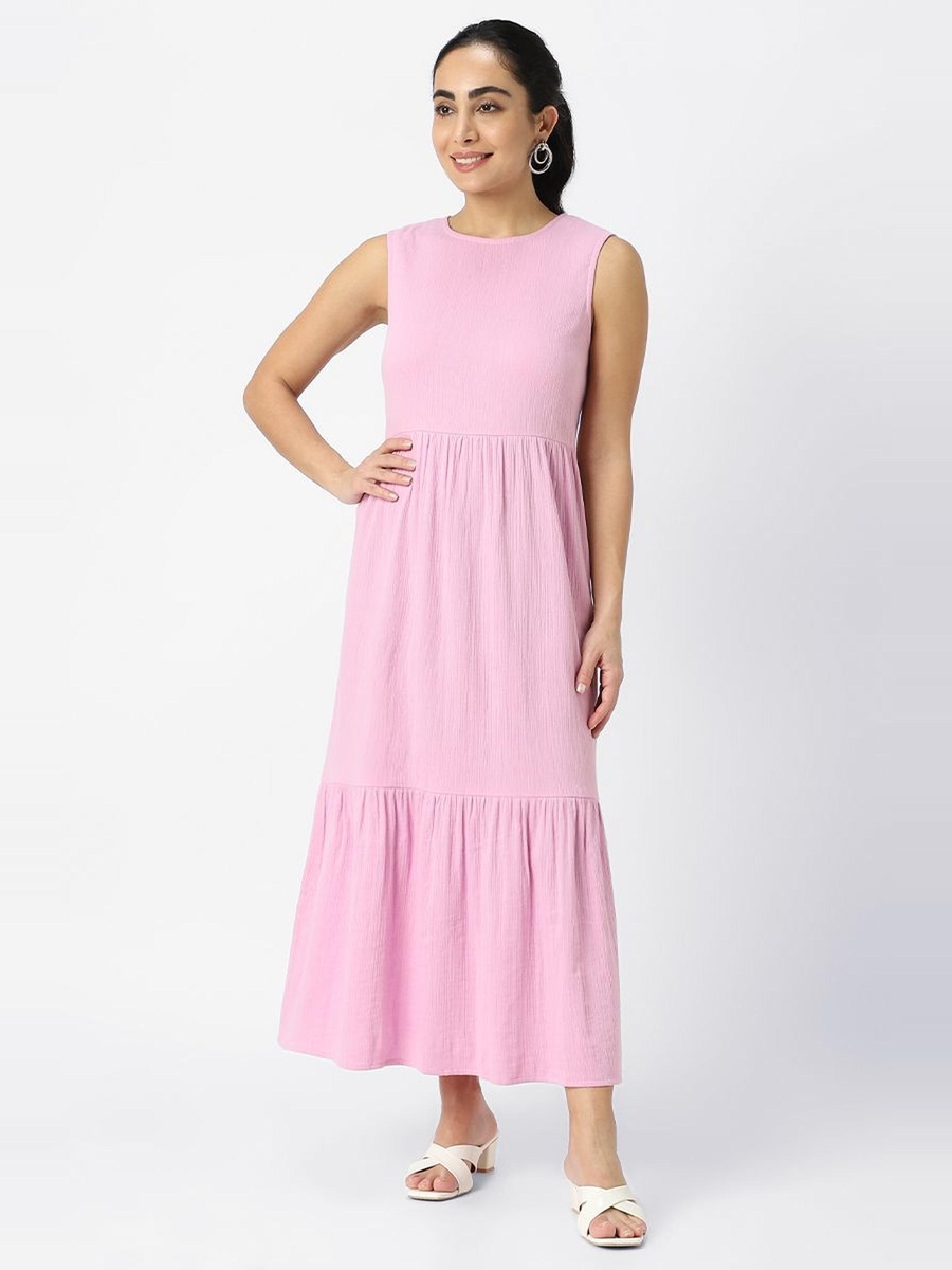 Textured Maxi Dress
