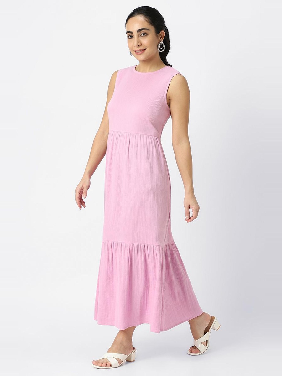 Textured Maxi Dress