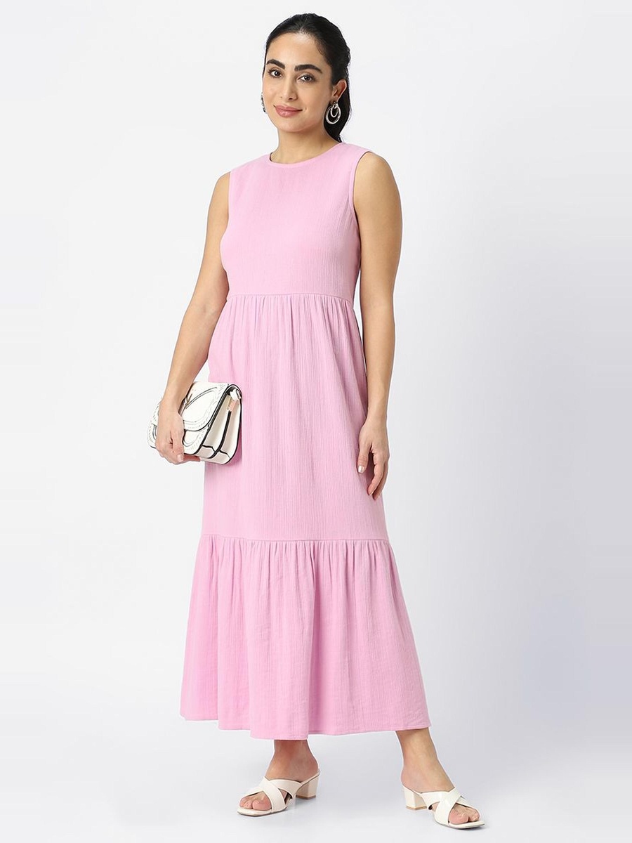 Textured Maxi Dress