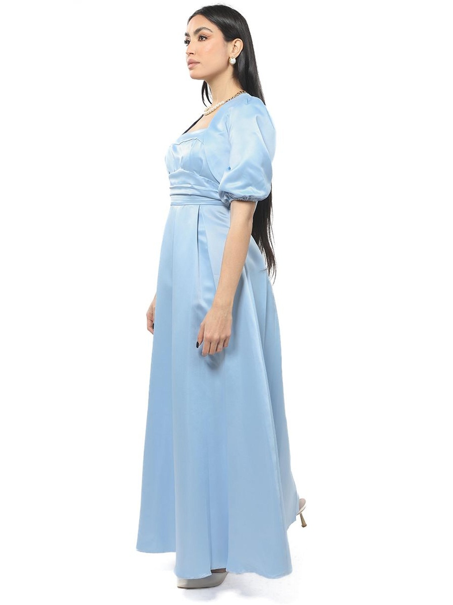 Maxi Dress with Over Bolero