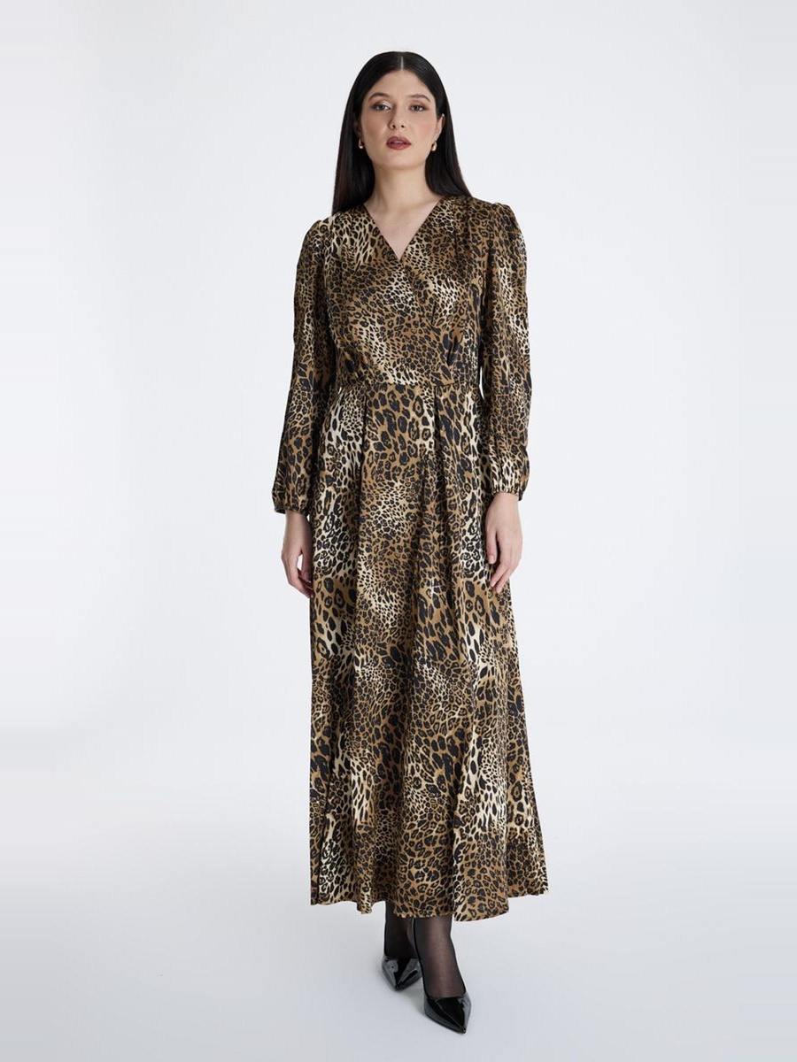 Leopard Print Maxi Dress