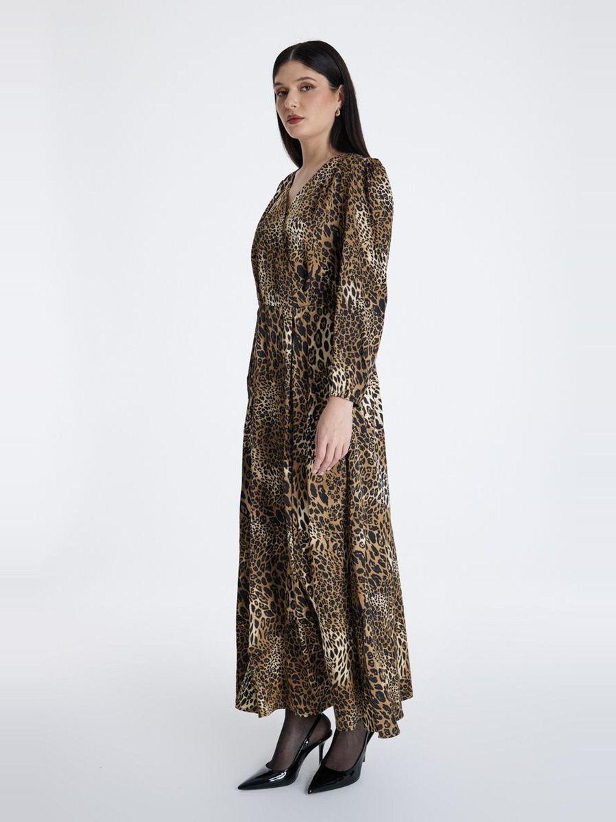 Leopard Print Maxi Dress