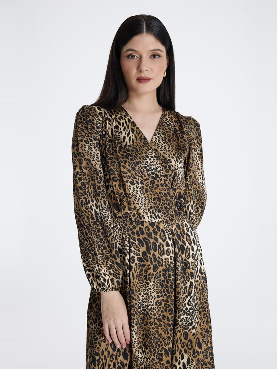 Leopard Print Maxi Dress