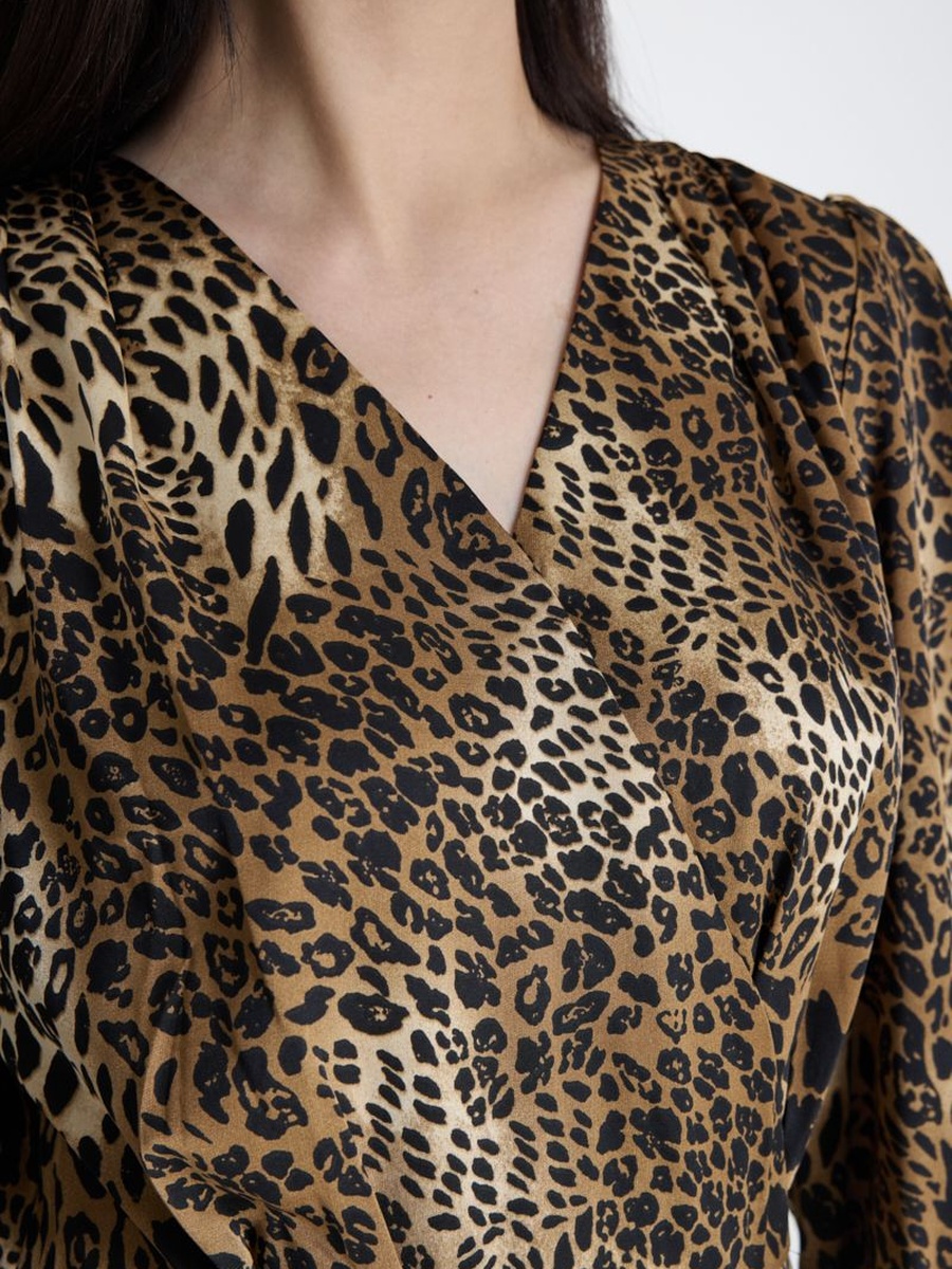 Leopard Print Maxi Dress