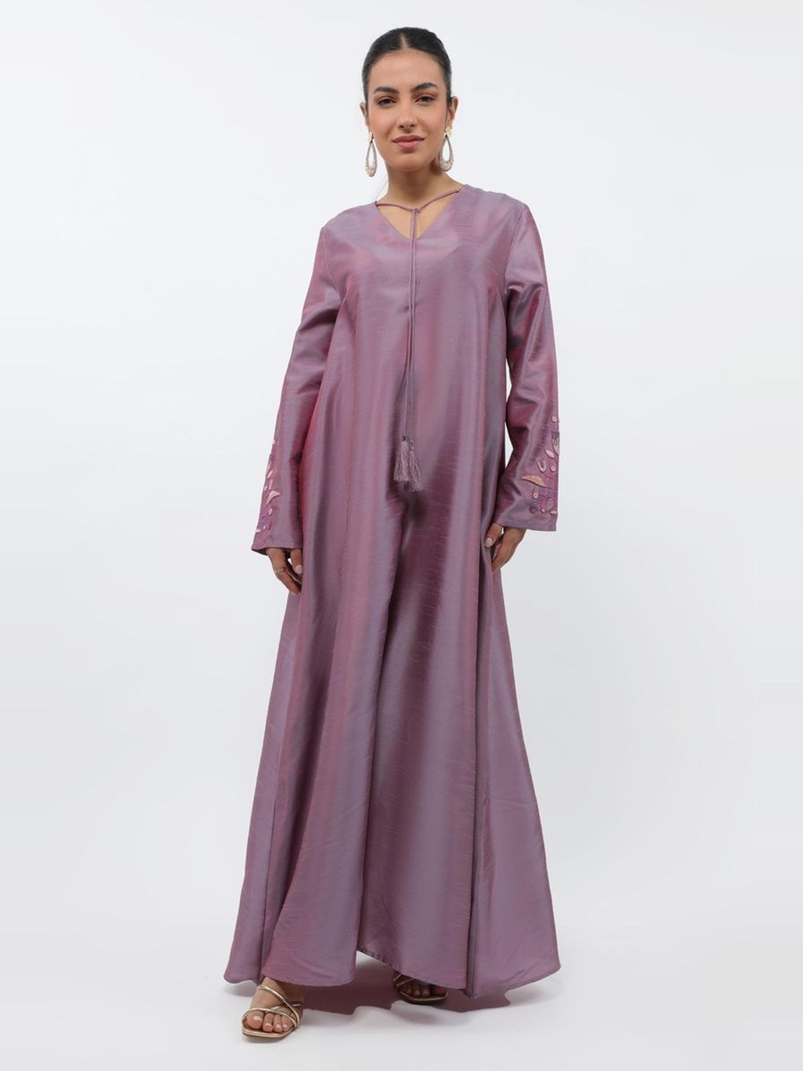 Maxi Dress with Embroidery