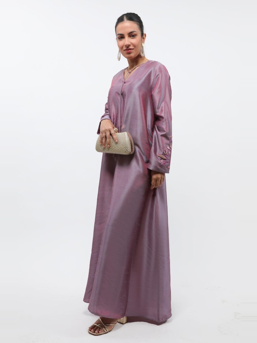 Maxi Dress with Embroidery