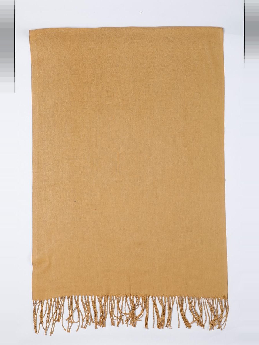 Plain Scarf with Fringe