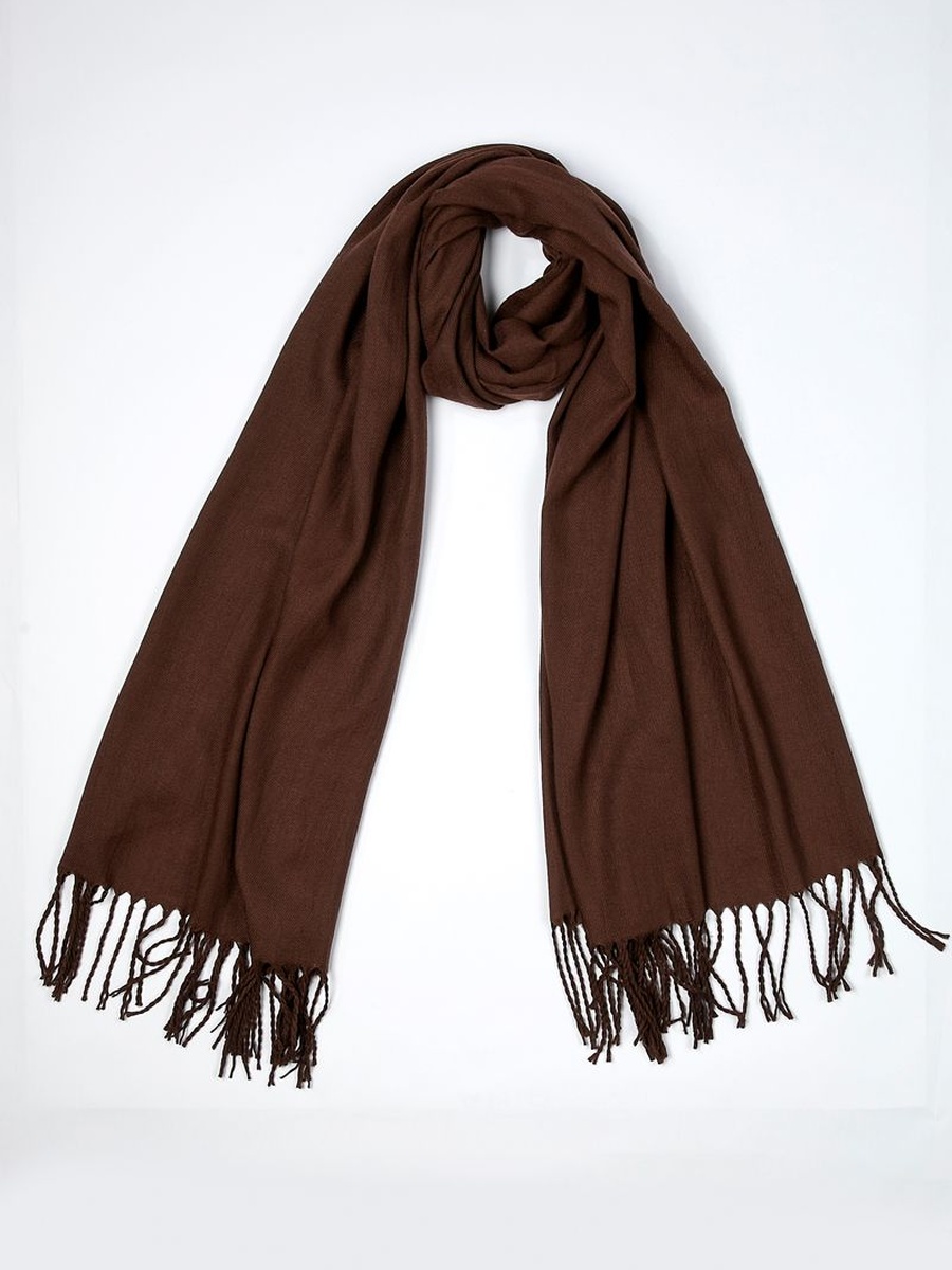 Plain Scarf with Fringe