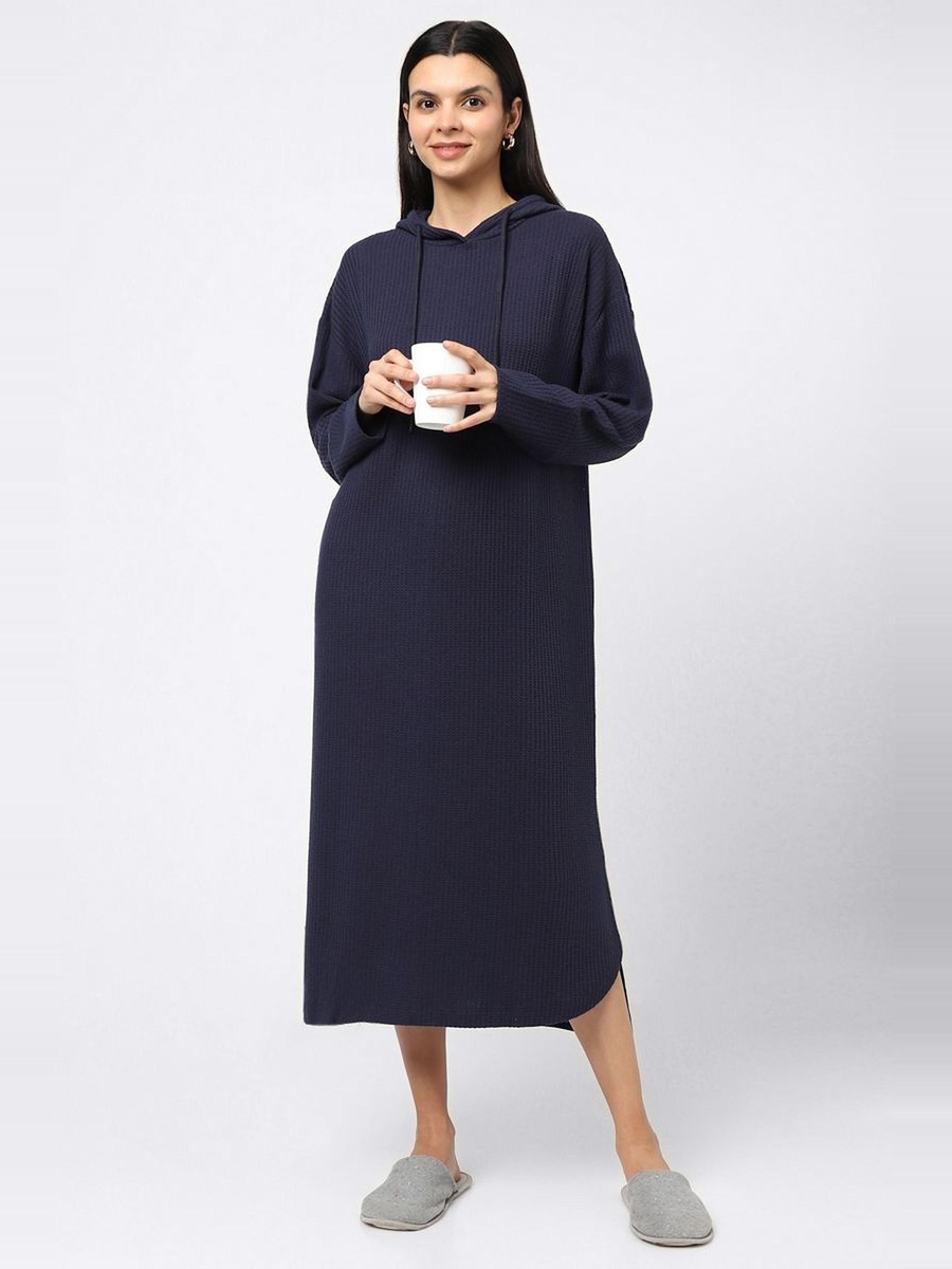 Textured Loungewear Dress