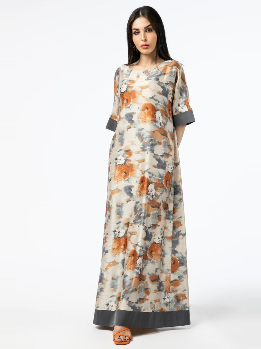 All Over Print Maxi Dress