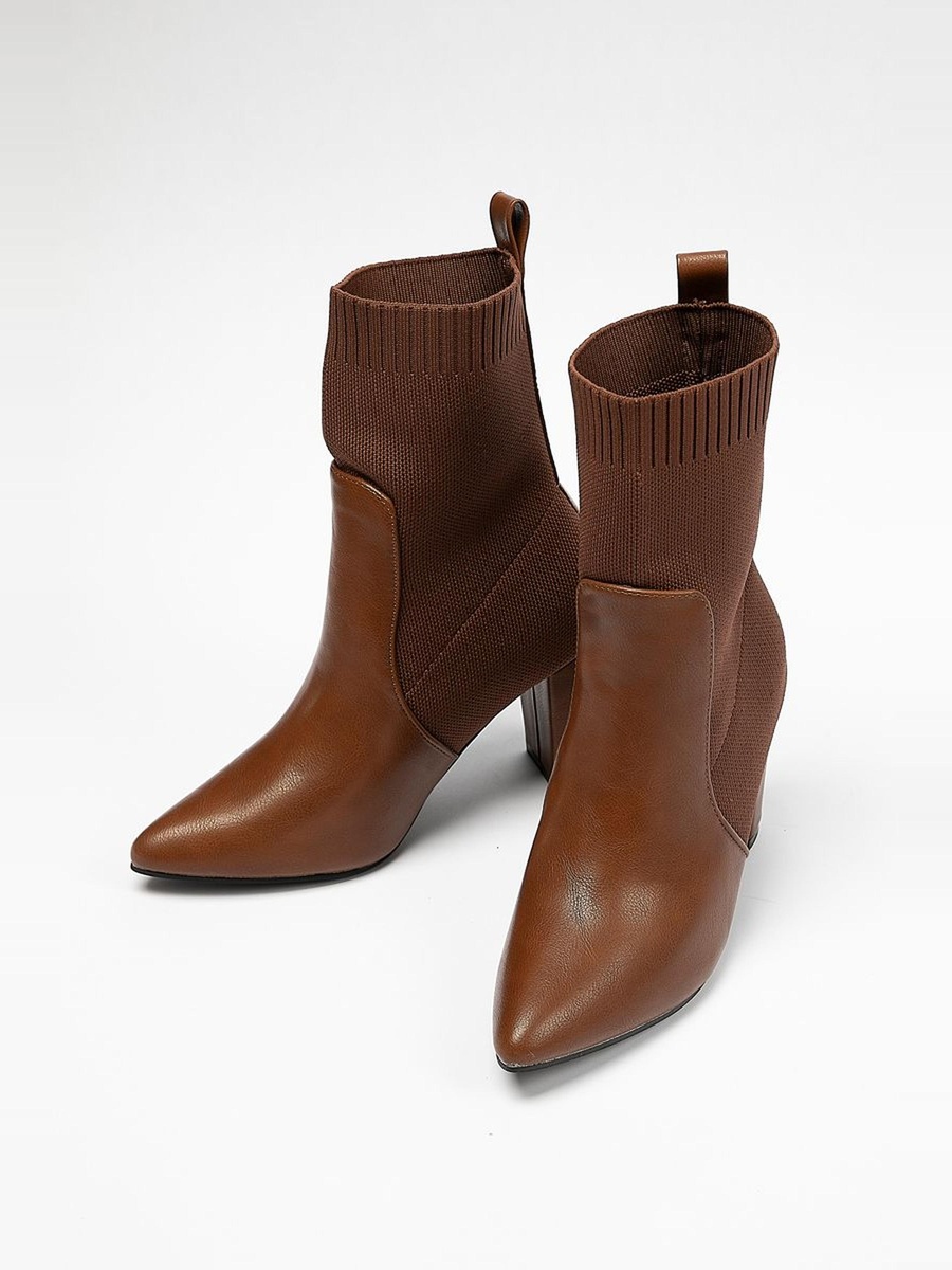 Sock Style Ankle Boots