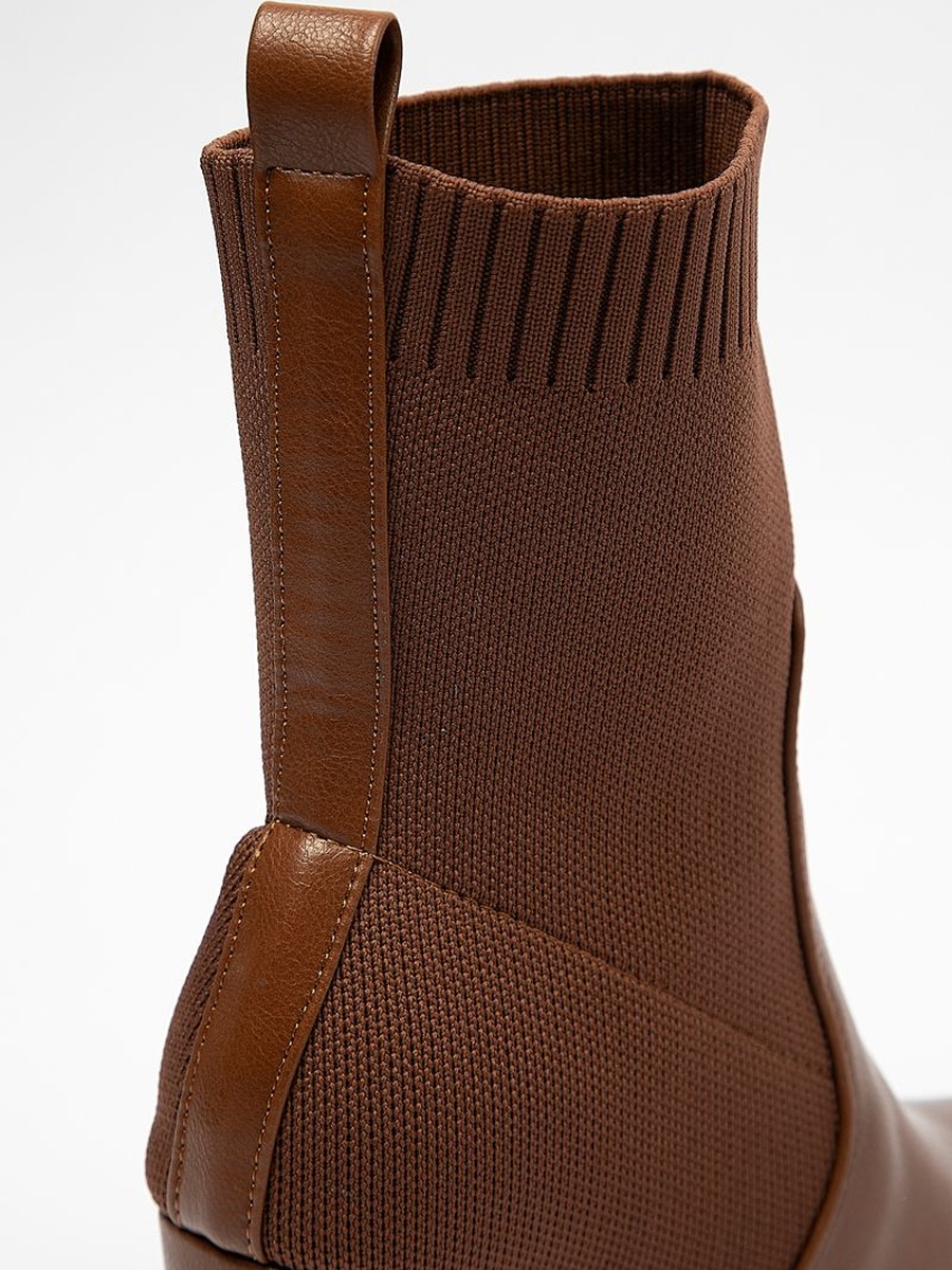 Sock Style Ankle Boots