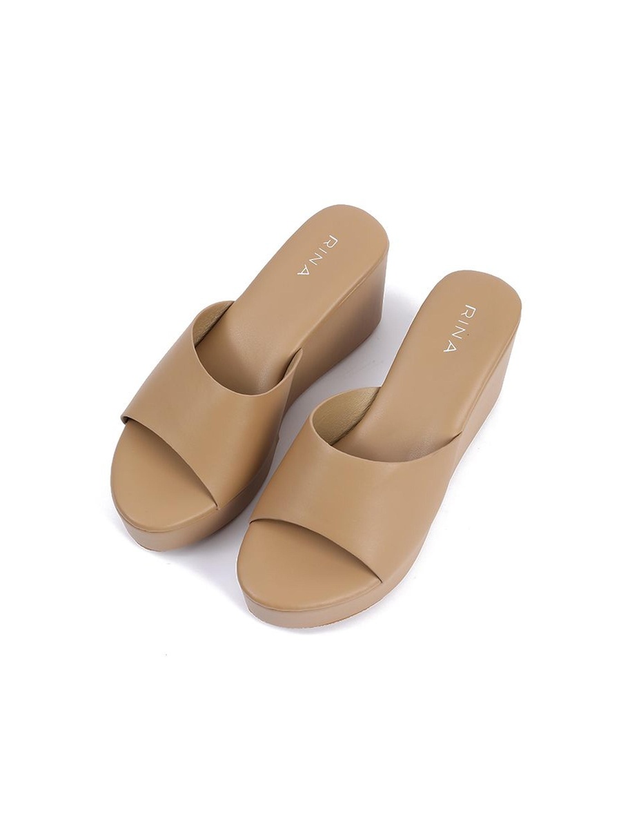 Plain Wedge Heel Sandals