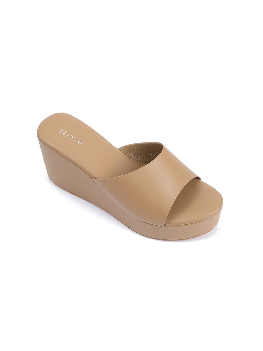 Plain Wedge Heel Sandals