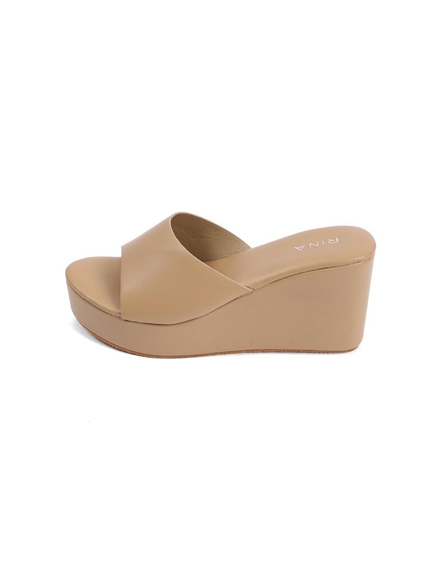 Plain Wedge Heel Sandals