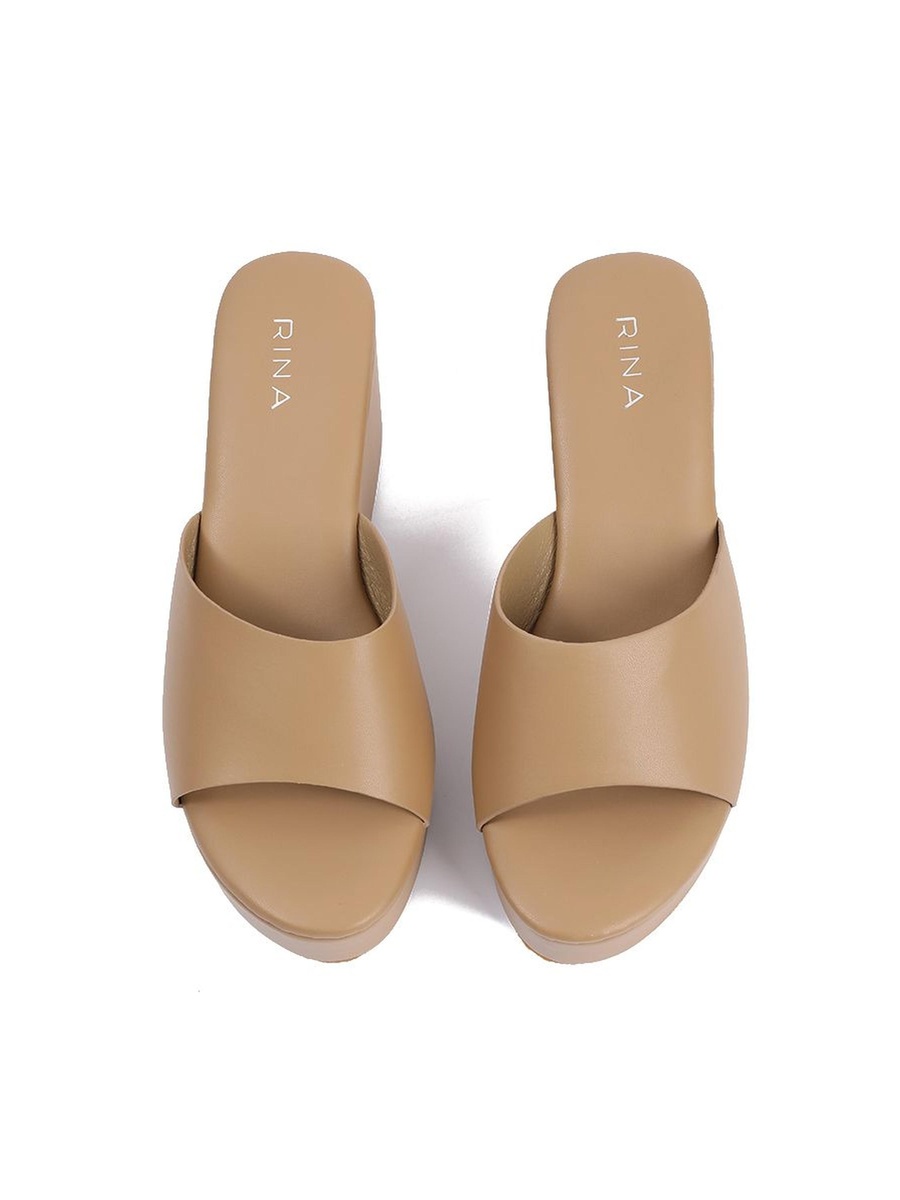 Plain Wedge Heel Sandals