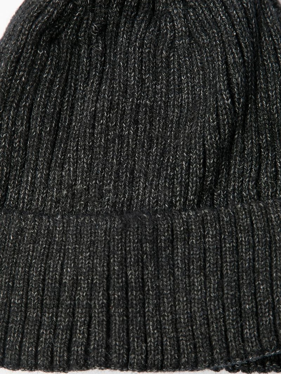 Ribbed Knit Beanie with Fleece Lining