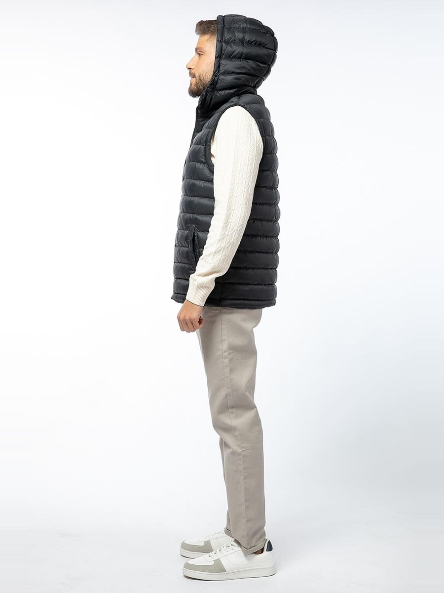 Zip Through Puffer Vest