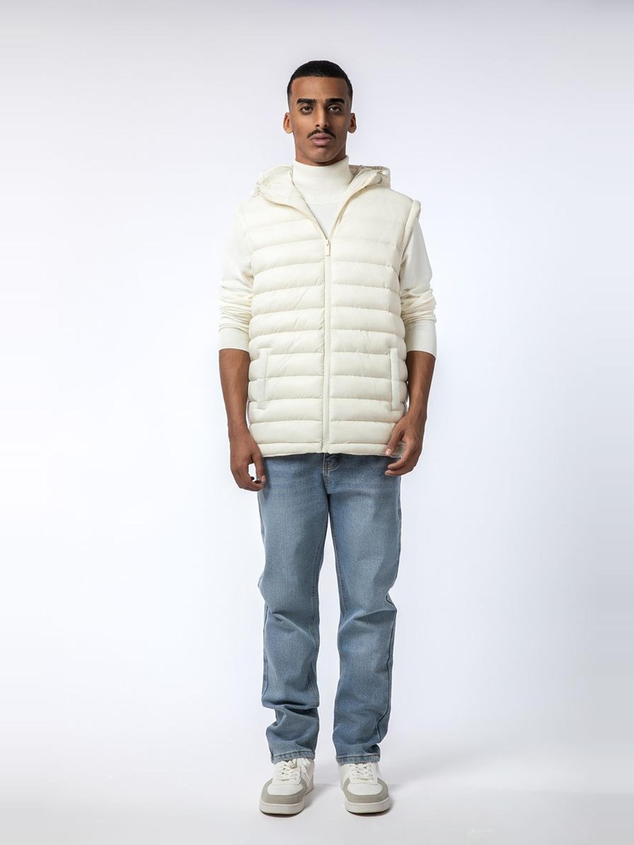 Zip Through Puffer Vest