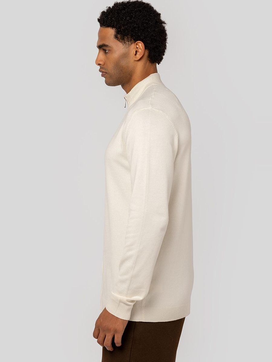 Knitted Zip Up Cardigan